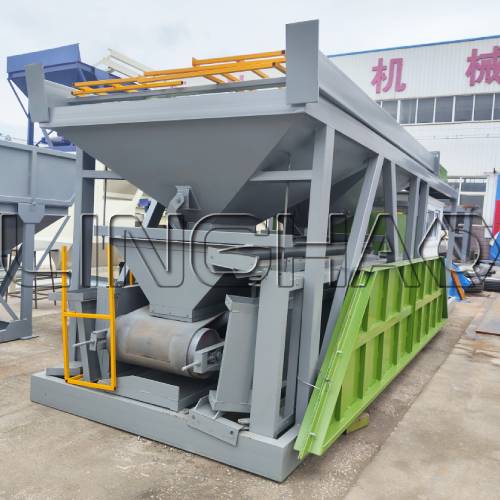 YHZS25 mobile concrete plant ready for shipment to Guyana